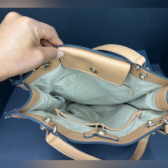 Jones New York shoulder bag Signature Navy Blue and white - Picture 8 of 12